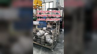 空気ばねピストンはどのように作られていますか？ Vkntech空気ばねワークショップに来てください