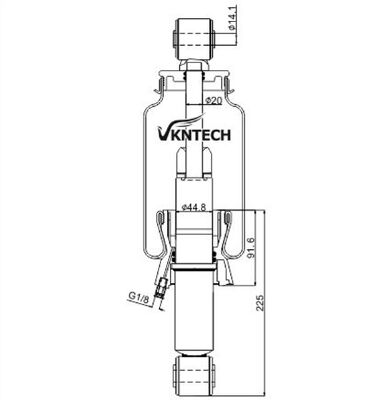 キャビンエアスプリング 1076855 20889134 20427897 20721169 20775212 Sachs 895213A Monroe CB0006 VKNTECH 1S5077 高品質キャビンエアスプリングに交換