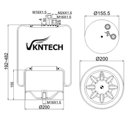 MERCEDES BENZ用トラックエアスプリング A 942.320.04.21 Contitech 4390NP03 VKNTECH 1K4103に交換 MERCEDES BENZエアスプリング ATROS MP2 MERCEDES BENZ A 942.320.04.21 Contitech 4390NP03