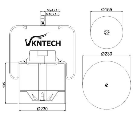 トラックエアスプリング MERCEDES BENZ A946320.01.21 コンティテック 4838NP03 VKNTECH 1K4838-3 により置き換えられた