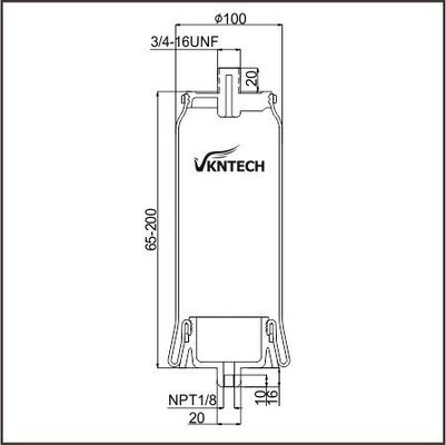 キャビンエアスプリングマック 227QS42M 25165143 PAI FAS-5059 グッドイヤー 1S4-173 を VKNTECH 1S4173 に置き換え