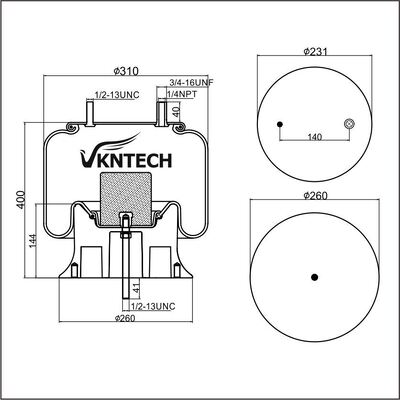 エアスプリング ワトソン＆チャリン AS-0061 ファイアストーン W01-358-9243 グッドイヤー 1R12-480 VKNTECH 1K9243 に交換可能